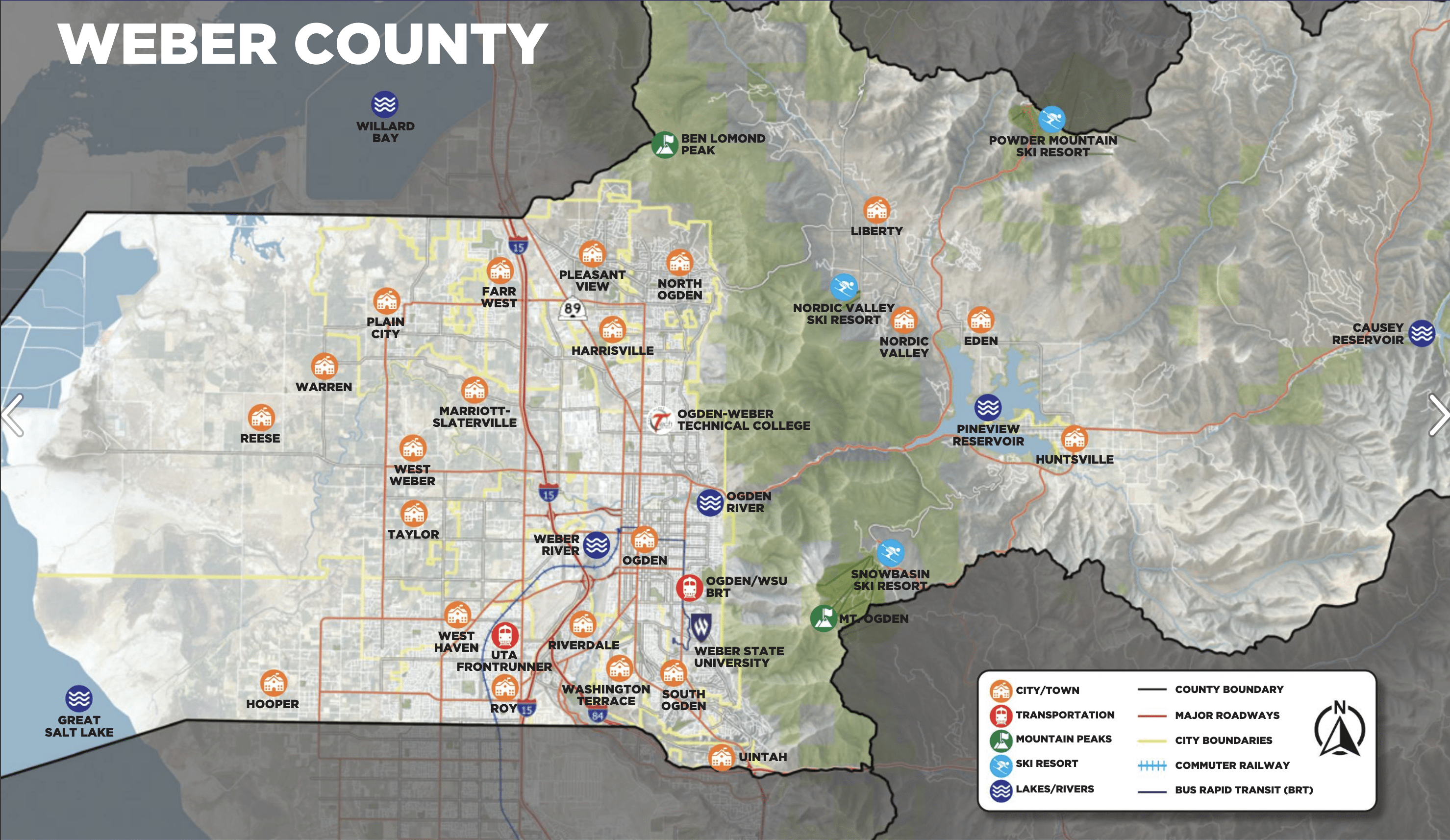 Weber-County-Map